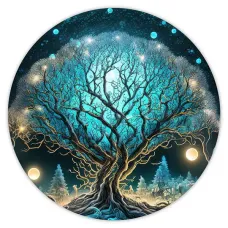 Коврик для мыши Дерево жизни, d.20см KM0902