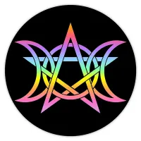 Коврик для мыши Лунный пентакль, d.20см KM0914