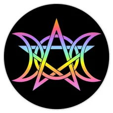 Коврик для мыши Лунный пентакль, d.20см KM0914