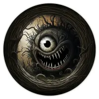 Коврик для мыши Монстр, d.20см KM0917