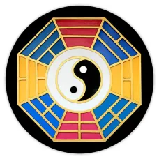 Коврик для мыши Багуа, d.20см KM0919