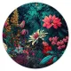 Коврик для мыши Цветы, d.20см KM0940