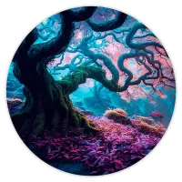 Коврик для мыши Дерево, d.20см KM0944