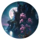 Коврик для мыши Полнолуние, d.20см KM0947