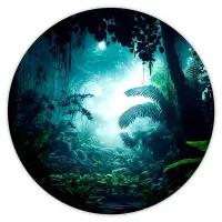 Коврик для мыши Джунгли, d.20см KM0948