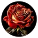 Коврик для мыши Роза, d.20см KM0951