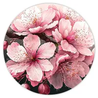 Коврик для мыши Цветы сакуры, d.20см KM0952