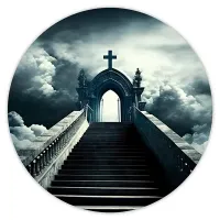 Коврик для мыши Врата в Рай, d.20см KM0991