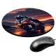 Коврик для мыши Мотоциклист, d.20см KM1019