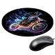 Коврик для мыши Мотоциклист, d.20см KM1023