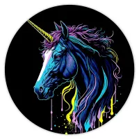Коврик для мыши Единорог, d.20см KM1028