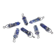 Подвеска-маятник для биолокации, 40х13мм, лазурит BJK344-03