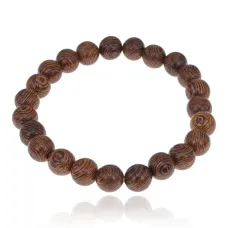 Браслет, дерево Венге, 8мм BS623-02