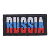 Нашивка Russia, 7х3,5см NS094