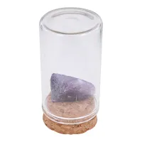 Минерал Аметист во флаконе с пробкой STO-012