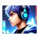 Коврик для мыши 22х18см Аниме парень KMP206