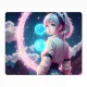 Коврик для мыши 22х18см Аниме девушка KMP208