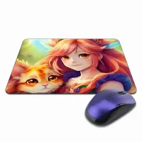 Коврик для мыши 22х18см Аниме девушка KMP211
