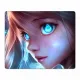 Коврик для мыши 22х18см Аниме девушка KMP228