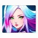 Коврик для мыши 22х18см Аниме девушка KMP235
