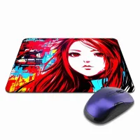 Коврик для мыши 22х18см Аниме девушка граффити KMP245
