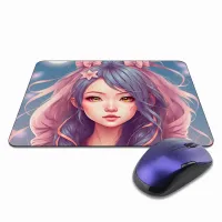 Коврик для мыши 22х18см Аниме девушка KMP247