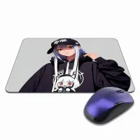 Коврик для мыши 22х18см Аниме девушка в худи KMP268