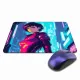 Коврик для мыши 22х18см Киберпанк аниме девушка KMP269