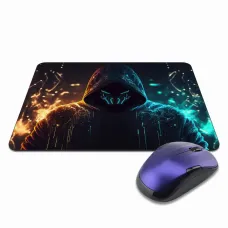 Коврик для мыши 22х18см Киберпанк хакер KMP273