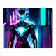 Коврик для мыши 22х18см Киберпанк девушка в броне KMP276