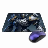 Коврик для мыши 22х18см Киберпанк боевой робот KMP281