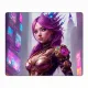 Коврик для мыши 22х18см Киберпанк девушка KMP288