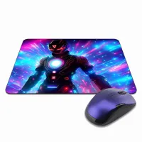 Коврик для мыши 22х18см Киберпанк костюм KMP292