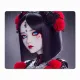 Коврик для мыши 22х18см Киберпанк девушка киборг KMP294