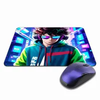 Коврик для мыши 22х18см Киберпанк парень KMP295