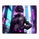 Коврик для мыши 22х18см Киберпанк девушка KMP301