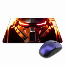 Коврик для мыши 22х18см Киберпанк шлем воина KMP307