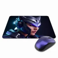 Коврик для мыши 22х18см Киберпанк девушка KMP308