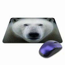 Коврик для мыши 22х18см Белый медведь KMP338