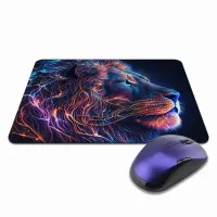 Коврик для мыши 22х18см Лев KMP365