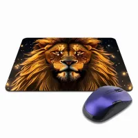 Коврик для мыши 22х18см Лев KMP373