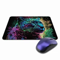 Коврик для мыши 22х18см Леопард KMP380