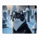 Коврик для мыши 22х18см Кот на кладбище KMP381