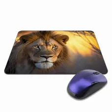 Коврик для мыши 22х18см Лев KMP389