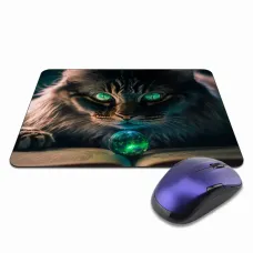 Коврик для мыши 22х18см Кот и книга KMP396