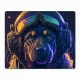 Коврик для мыши 22х18см Собака в шлеме KMP402