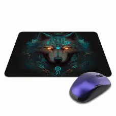 Коврик для мыши 22х18см Волк KMP421
