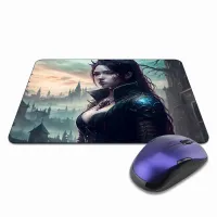 Коврик для мыши 22х18см Фэнтэзи ведьма KMP437