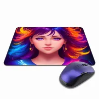 Коврик для мыши 22х18см Девушка KMP472