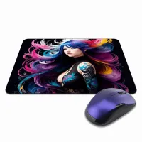 Коврик для мыши 22х18см Девушка KMP474